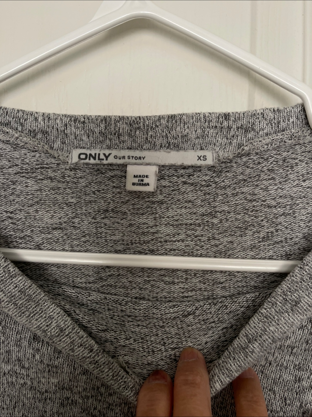 Only Our Story XS Grey Top - photo 2