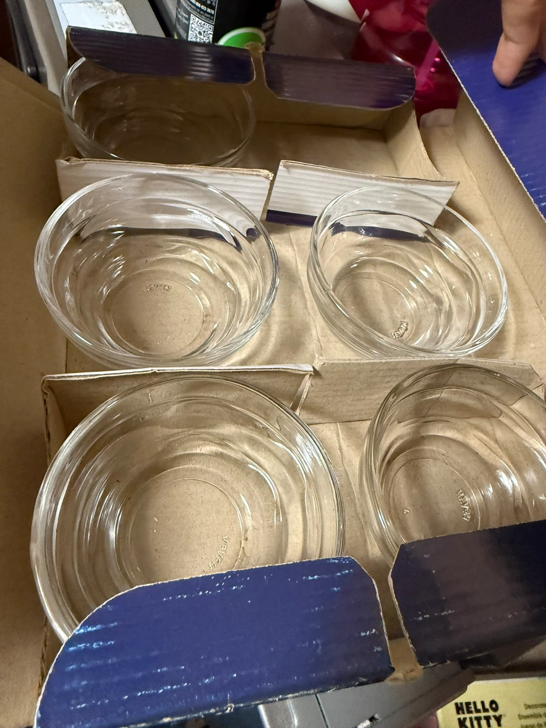 5pcs Glass Bowls Set