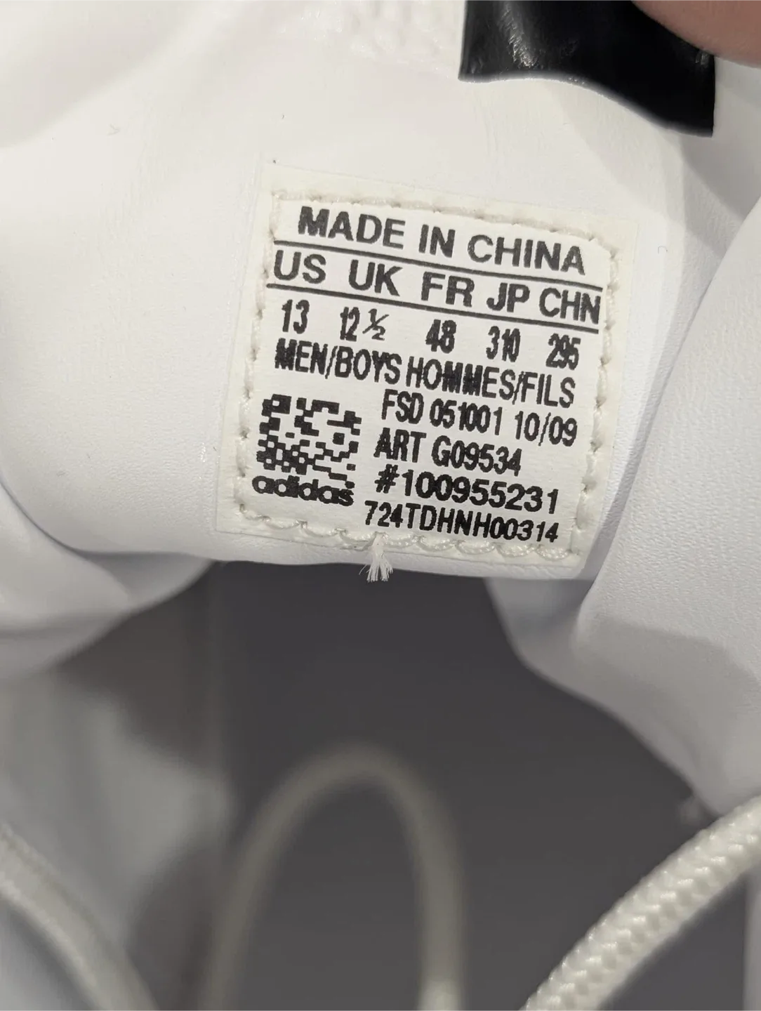 Adidas White & Red High Top Sneakers - US 13 image indicator(3)