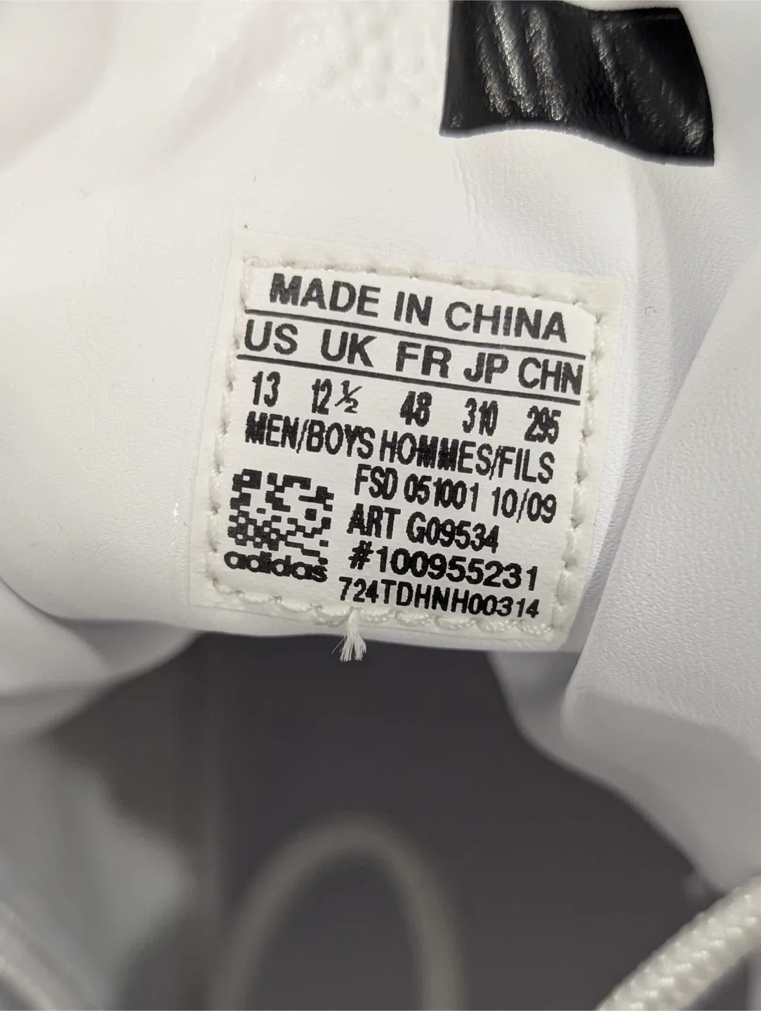 Adidas White & Red High Top Sneakers - US 13 image indicator(5)