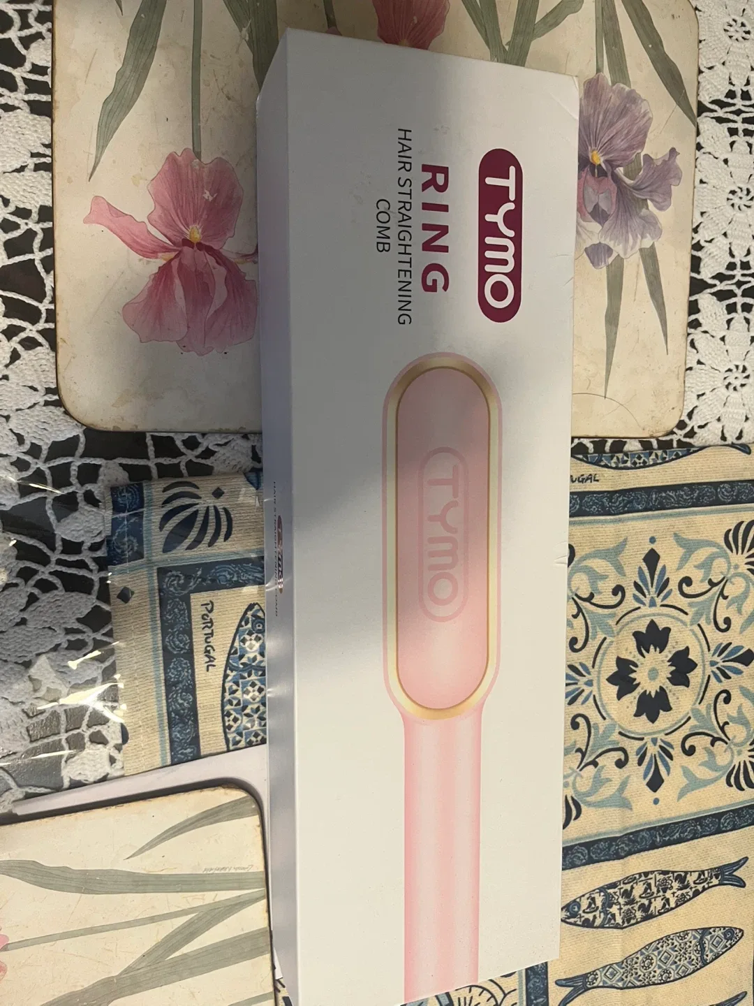 TYMO RING Hair Straightening Comb - Pink image indicator(3)