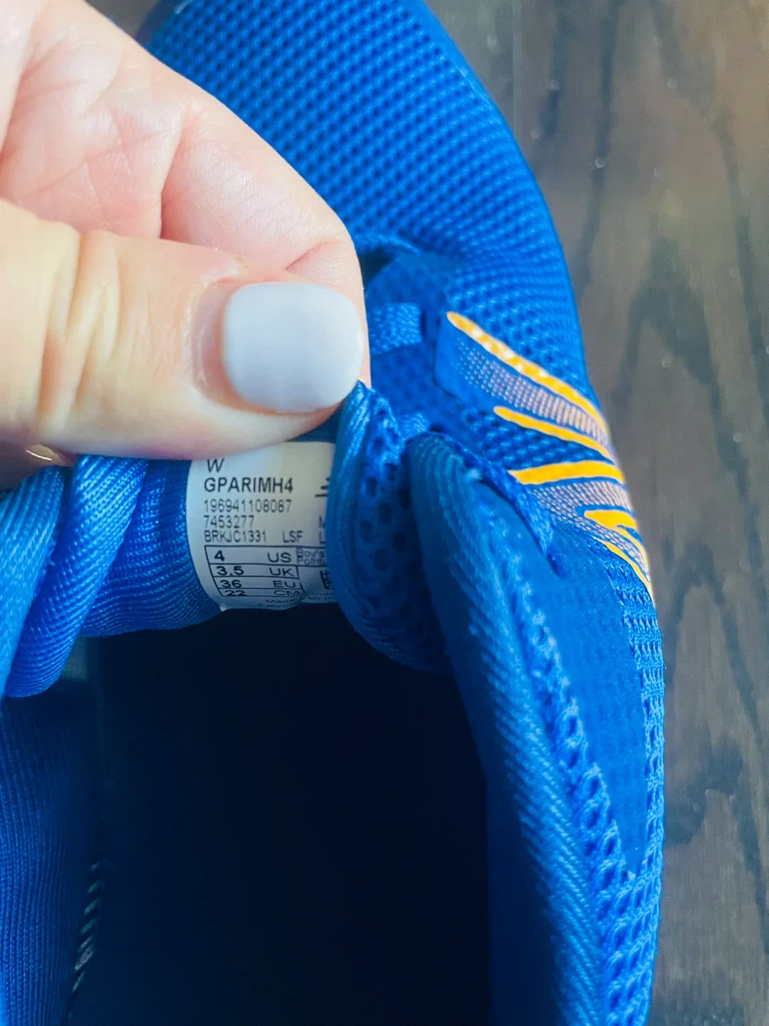 New Balance Fresh Foam Arishi v4 Blue Shoes Size 8.5 image indicator(6)