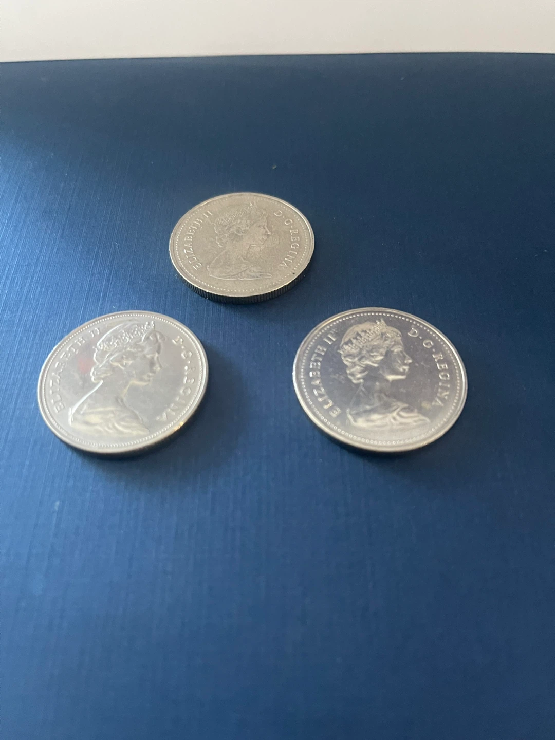 Three old Canadian dollars - photo 2