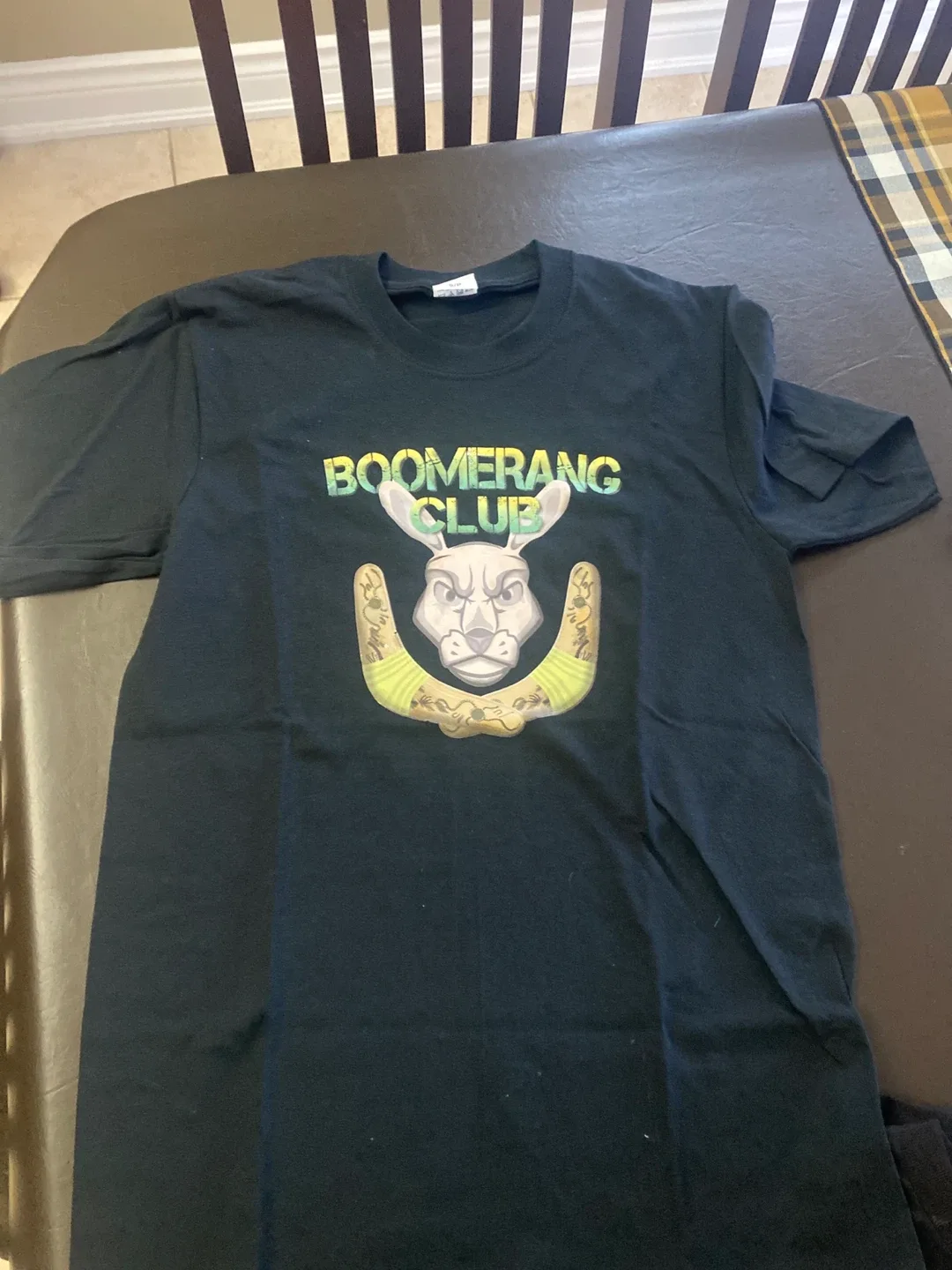 Boomerang Club Black T-Shirt - Size S thumbnail