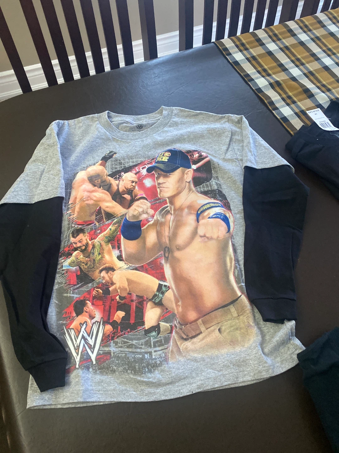 WWE John Cena Long Sleeve Shirt - Size S