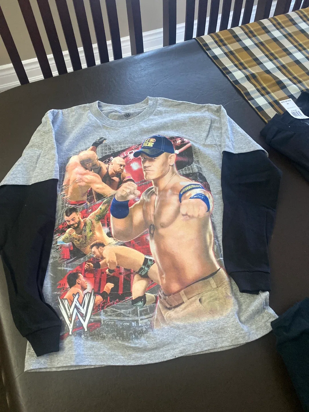 WWE John Cena Long Sleeve Shirt - Size S thumbnail