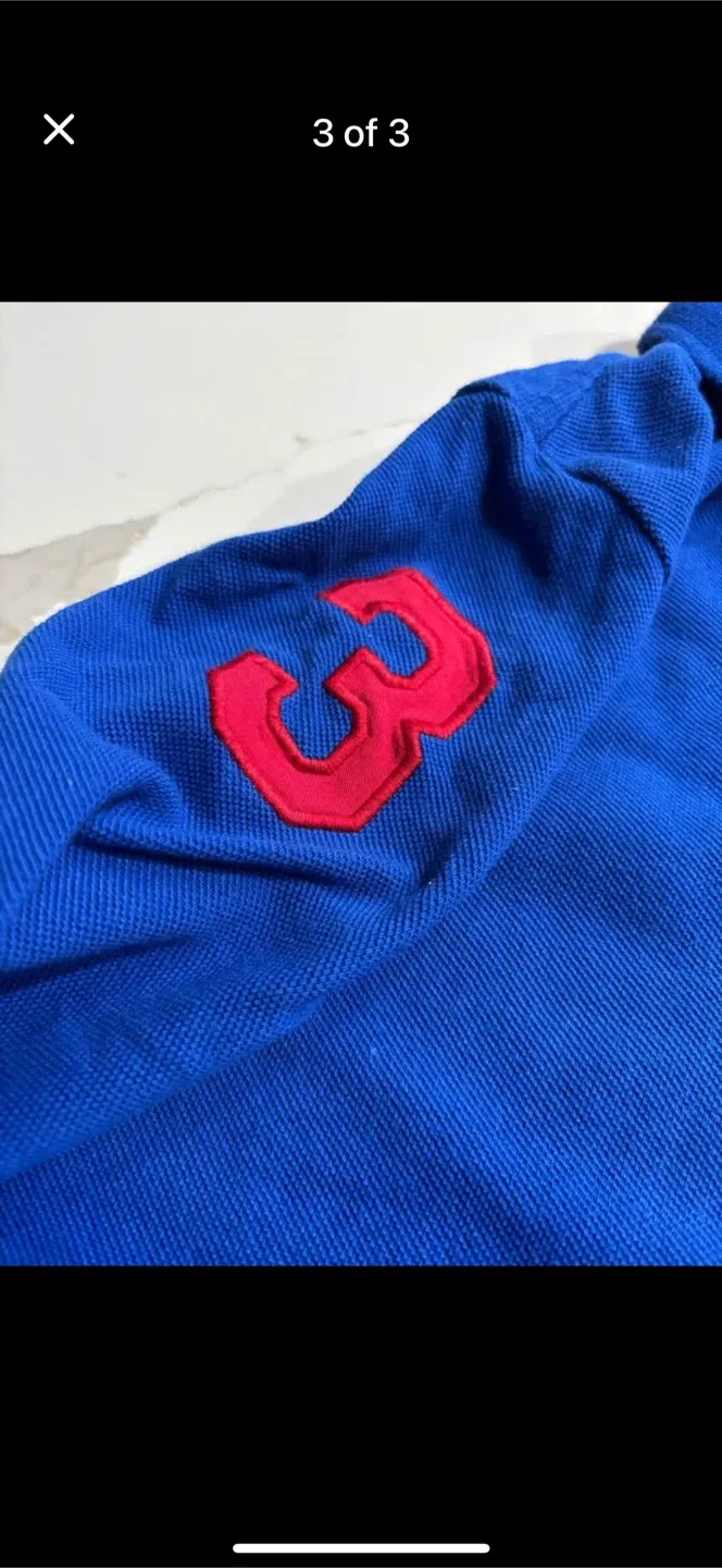 Ralph Lauren Kids Blue Polo Shirt - Size 5 image indicator(3)