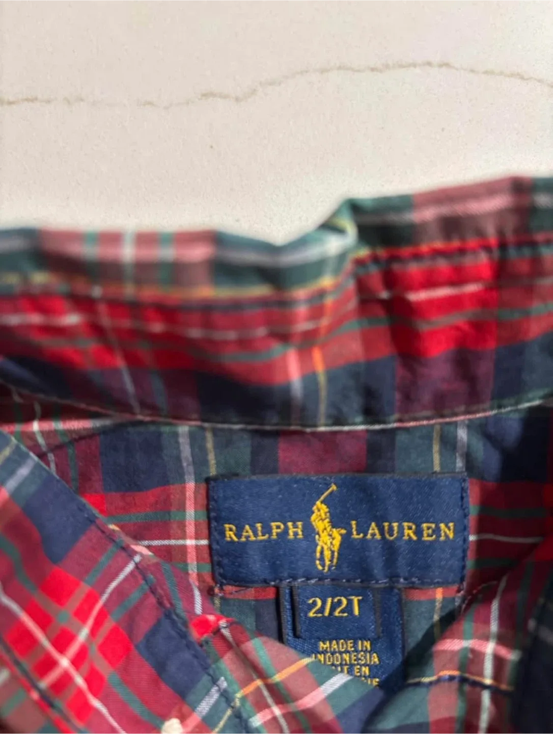 NEW RALPH LAUREN Toddler Shirt. Size 2T. image indicator(4)