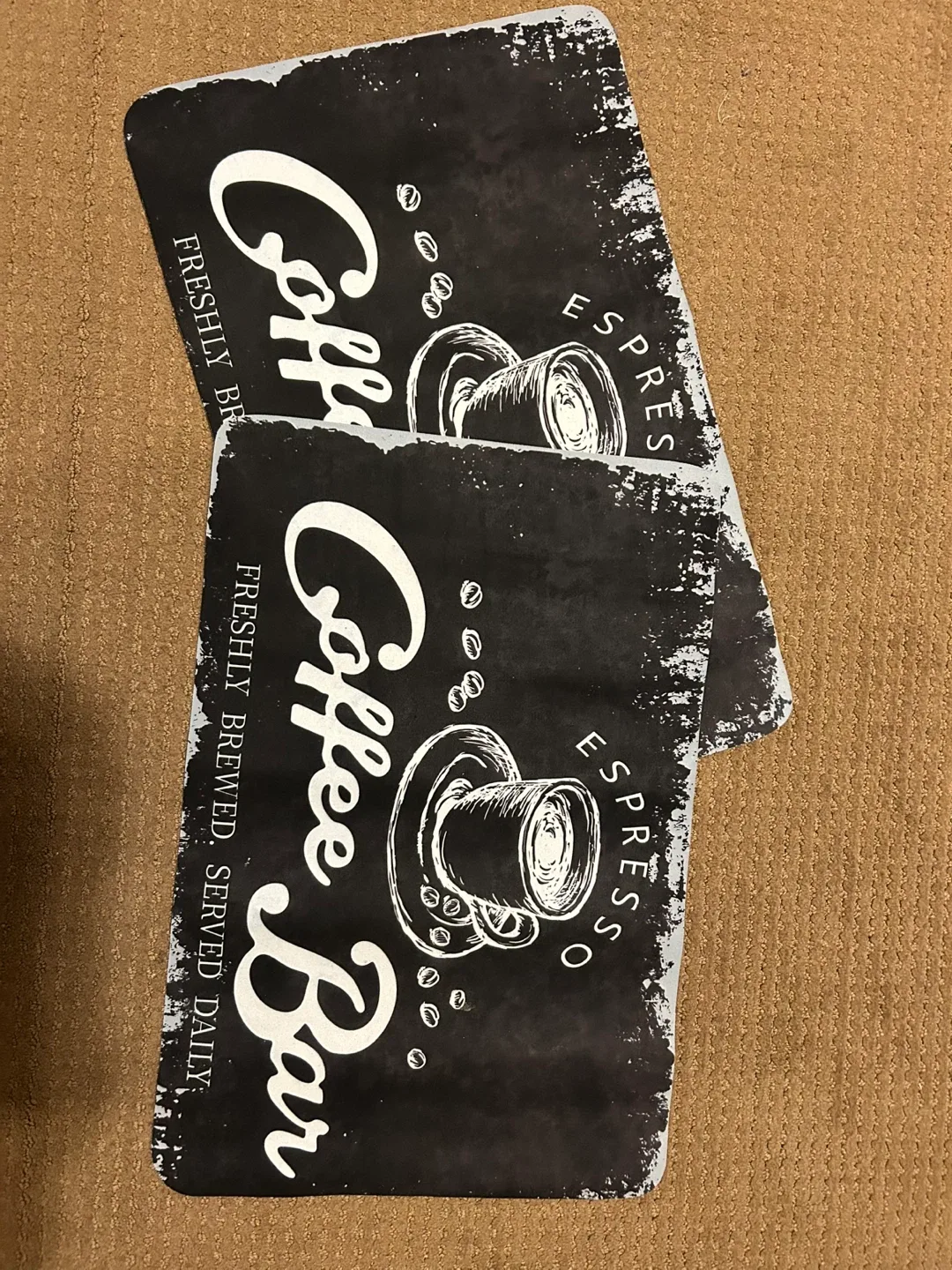 Espresso Coffee Bar Mats (Set of 2) image indicator(2)