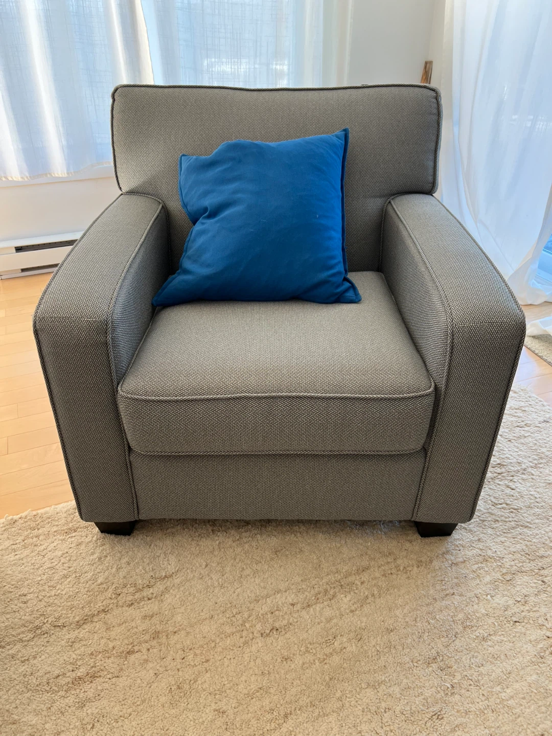 Grey Sofa and Armchair Set - photo 4