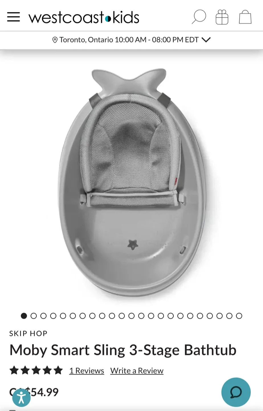 Slip hop sling bath tub image indicator(2)