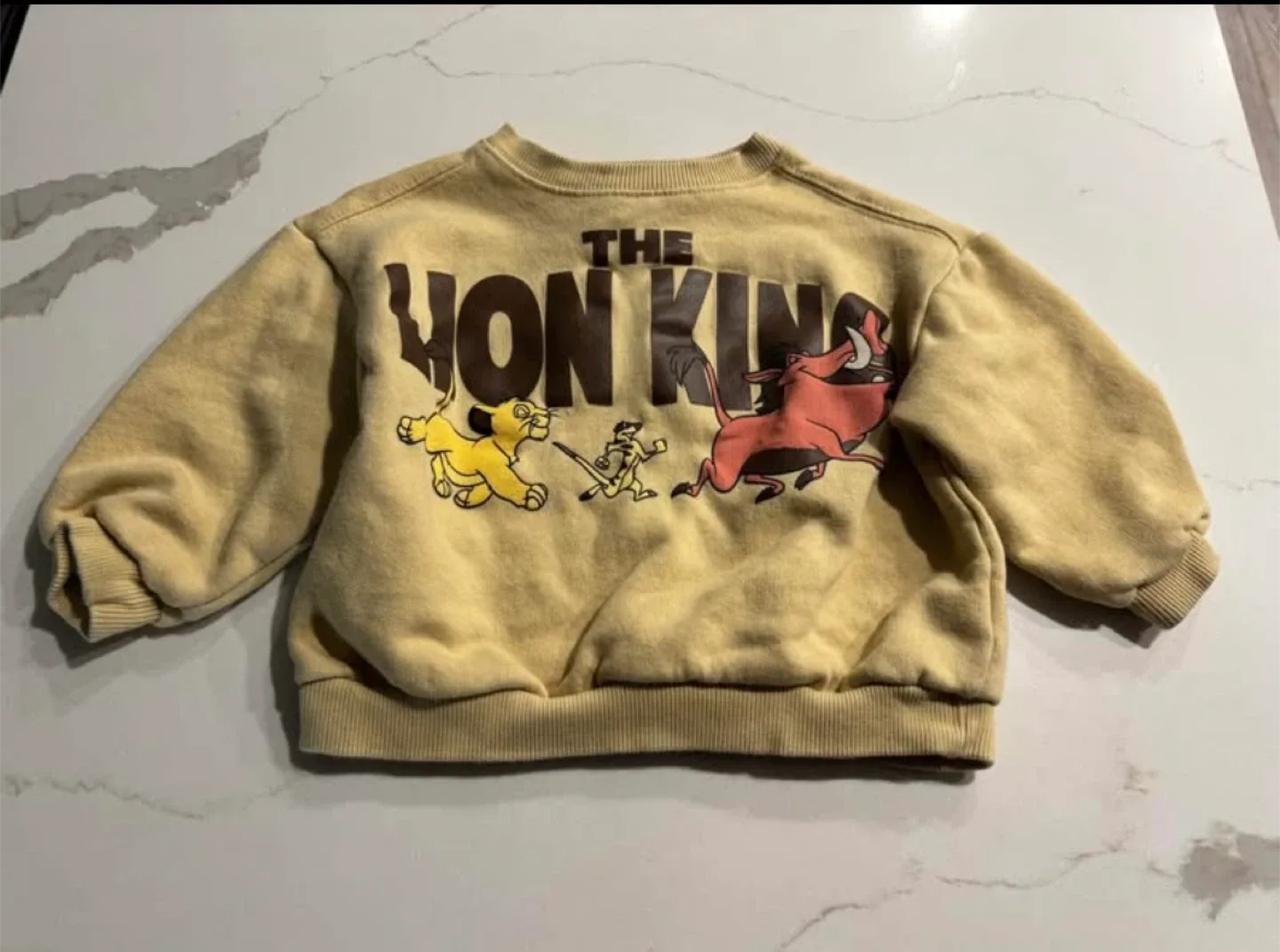 Zara x Disney Lion King Sweatshirt- Size 2-3 Years