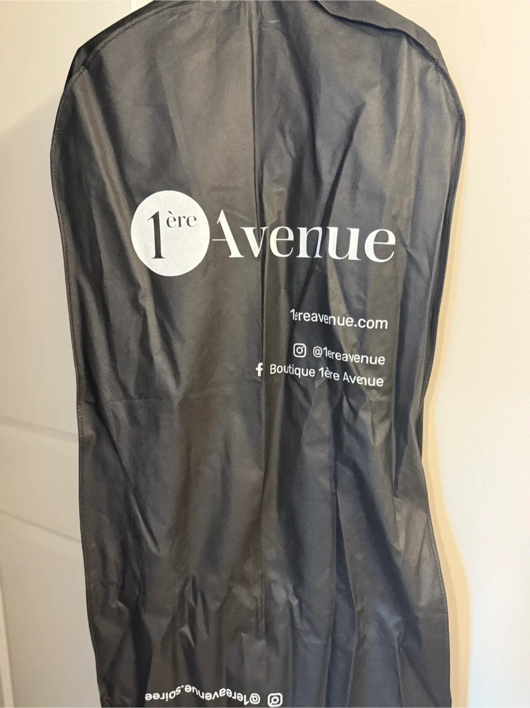 1ère Avenue Black Embellished Gown thumbnail
