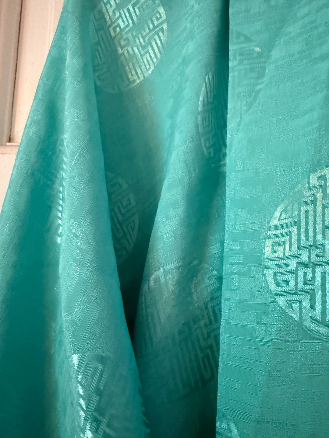 Teal Cropped Tibetan and sherpa Jacket(Honju)