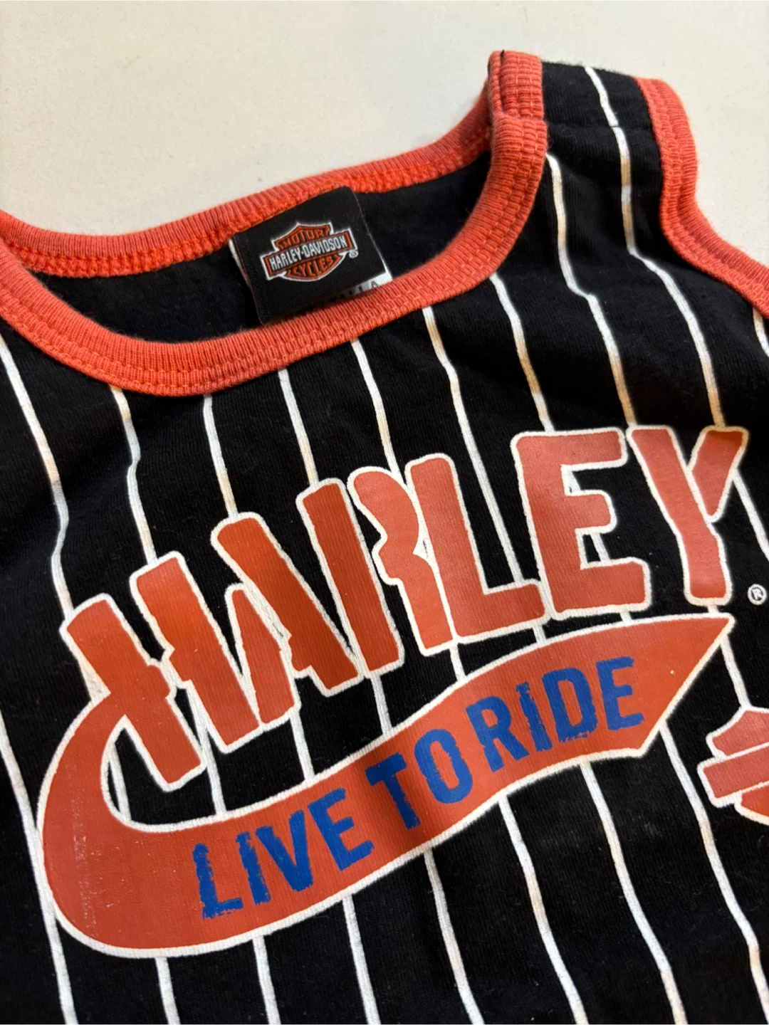 Harley-Davidson Baby Romper - Size 6/9M - photo 2