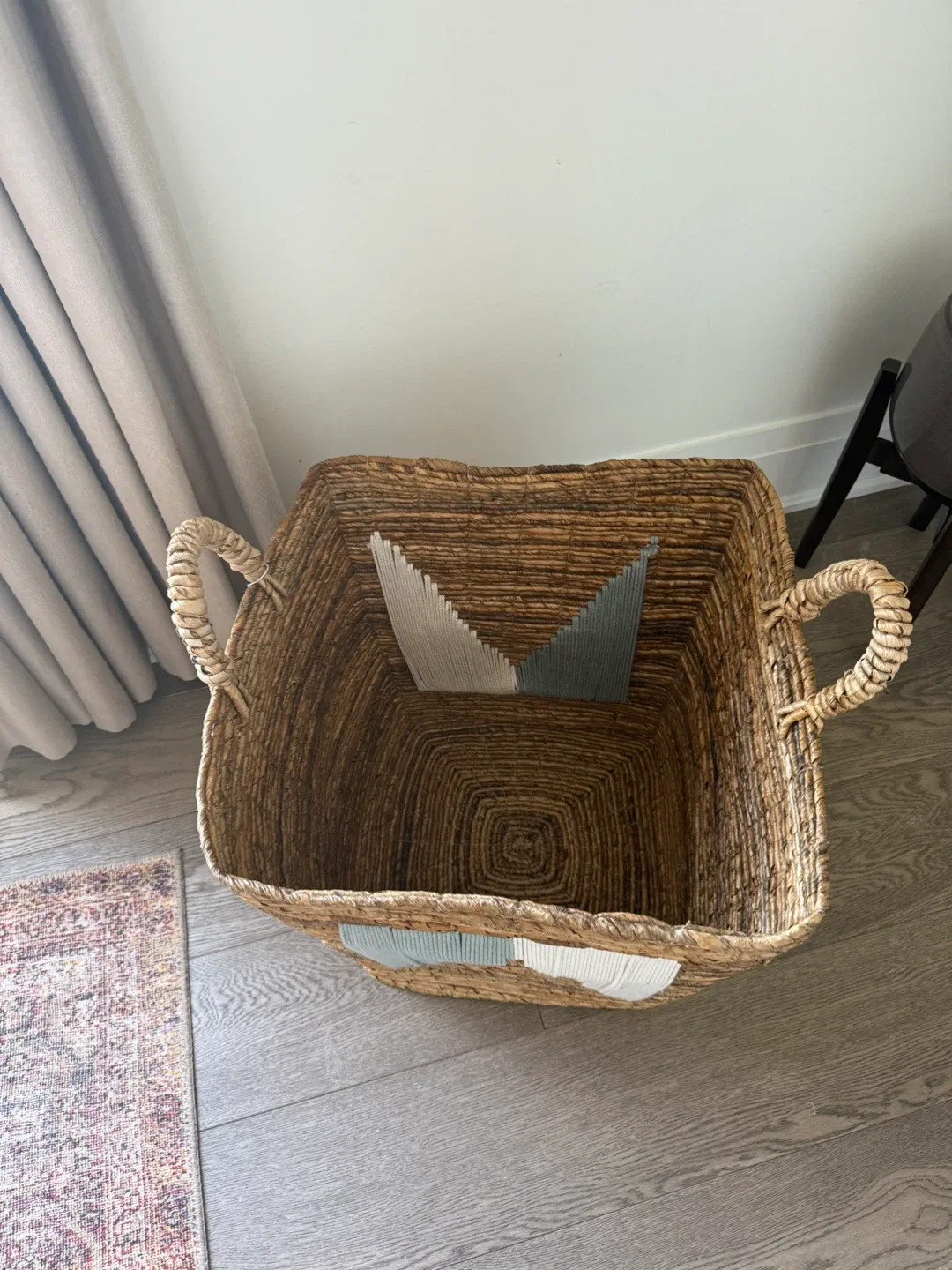 Large Woven Storage Basket image indicator(2)
