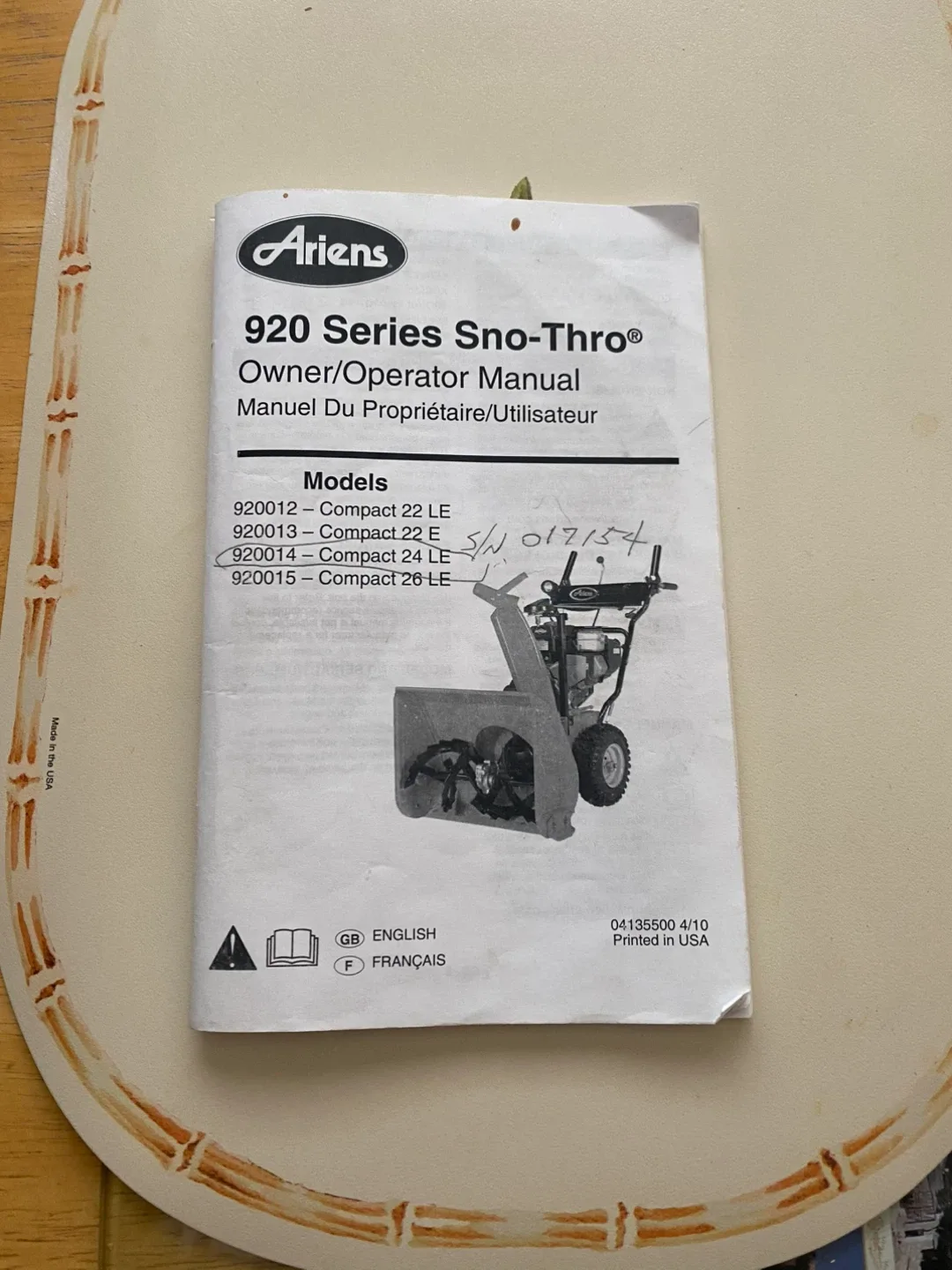 Snow Blower 24 inch image indicator(4)