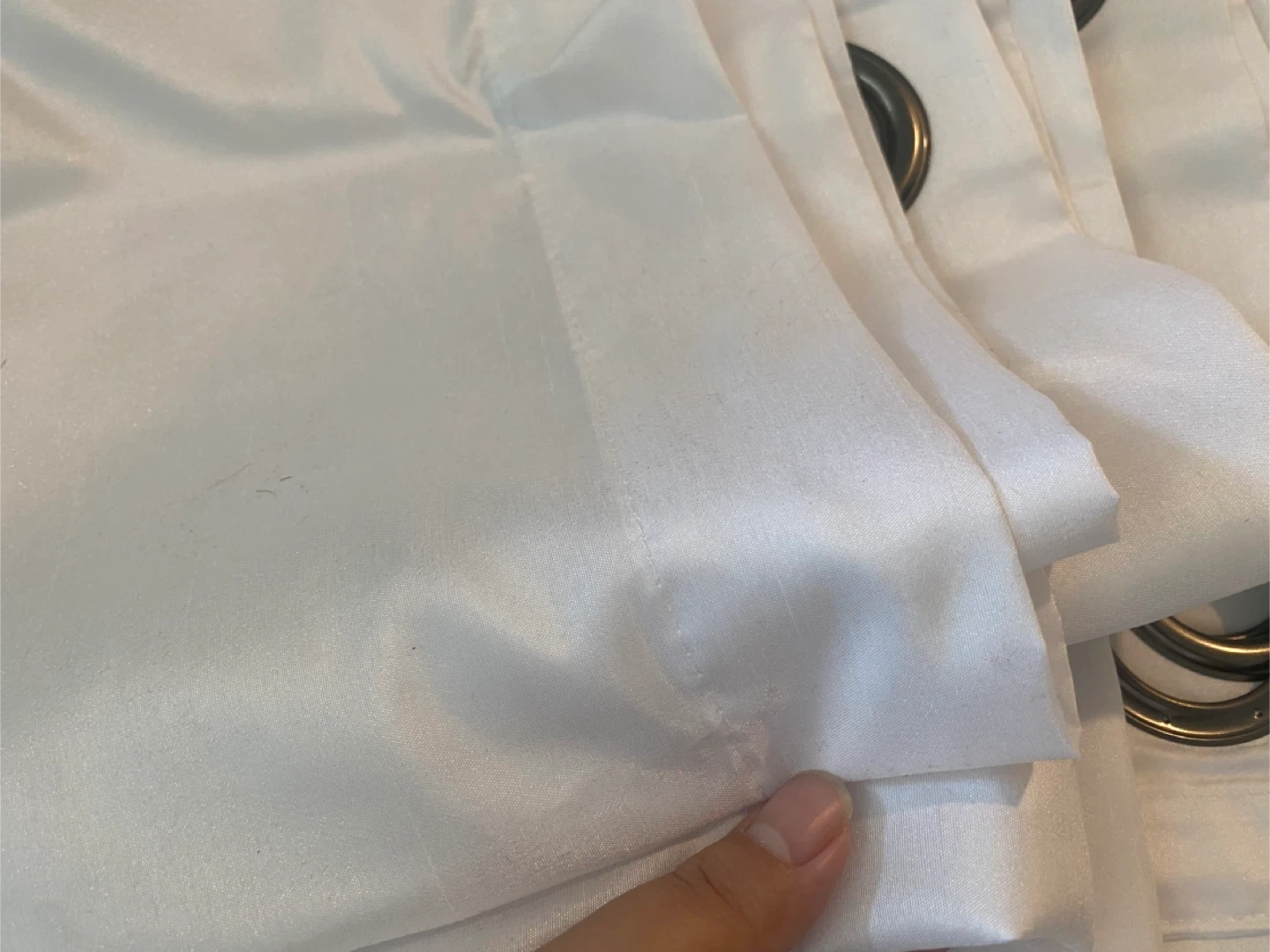 White Curtain Panels - photo 2
