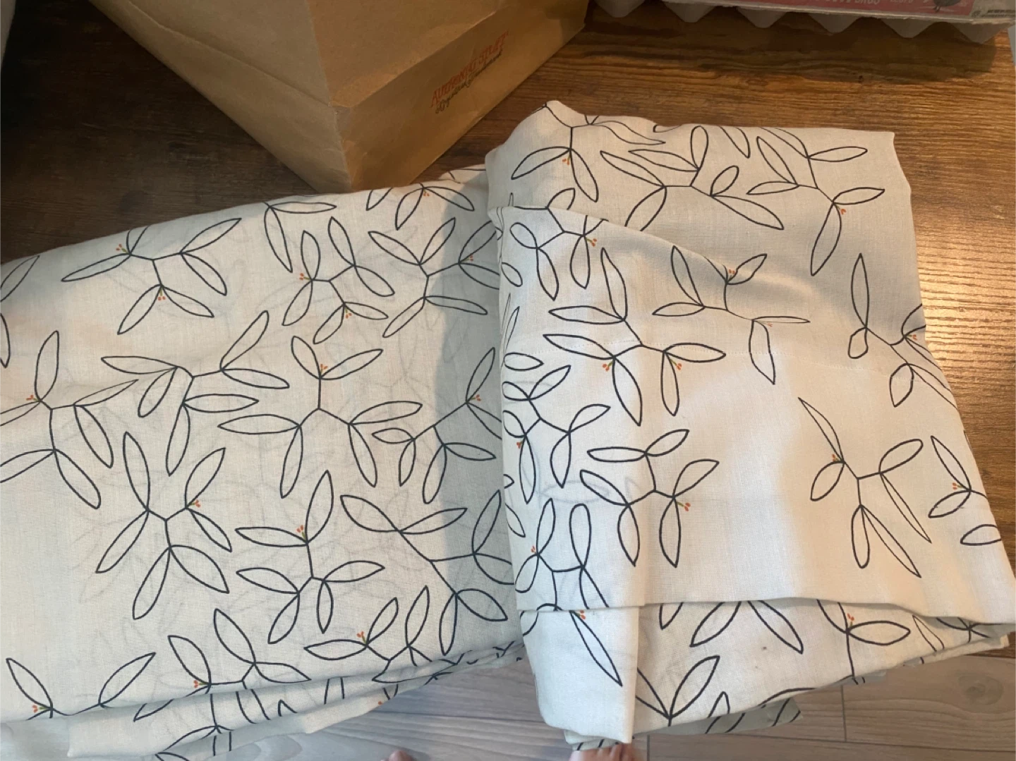 Ikea curtains!