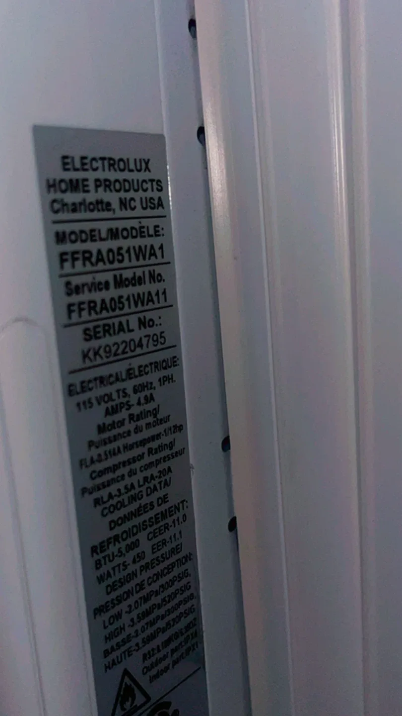 Frigidaire Window Air Conditioner image indicator(3)