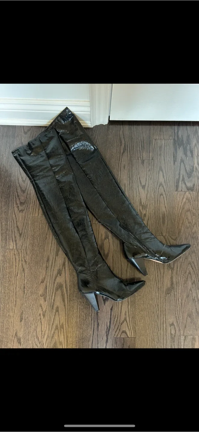 Beautiful Black Thigh High Boots-Must sell! image indicator(3)