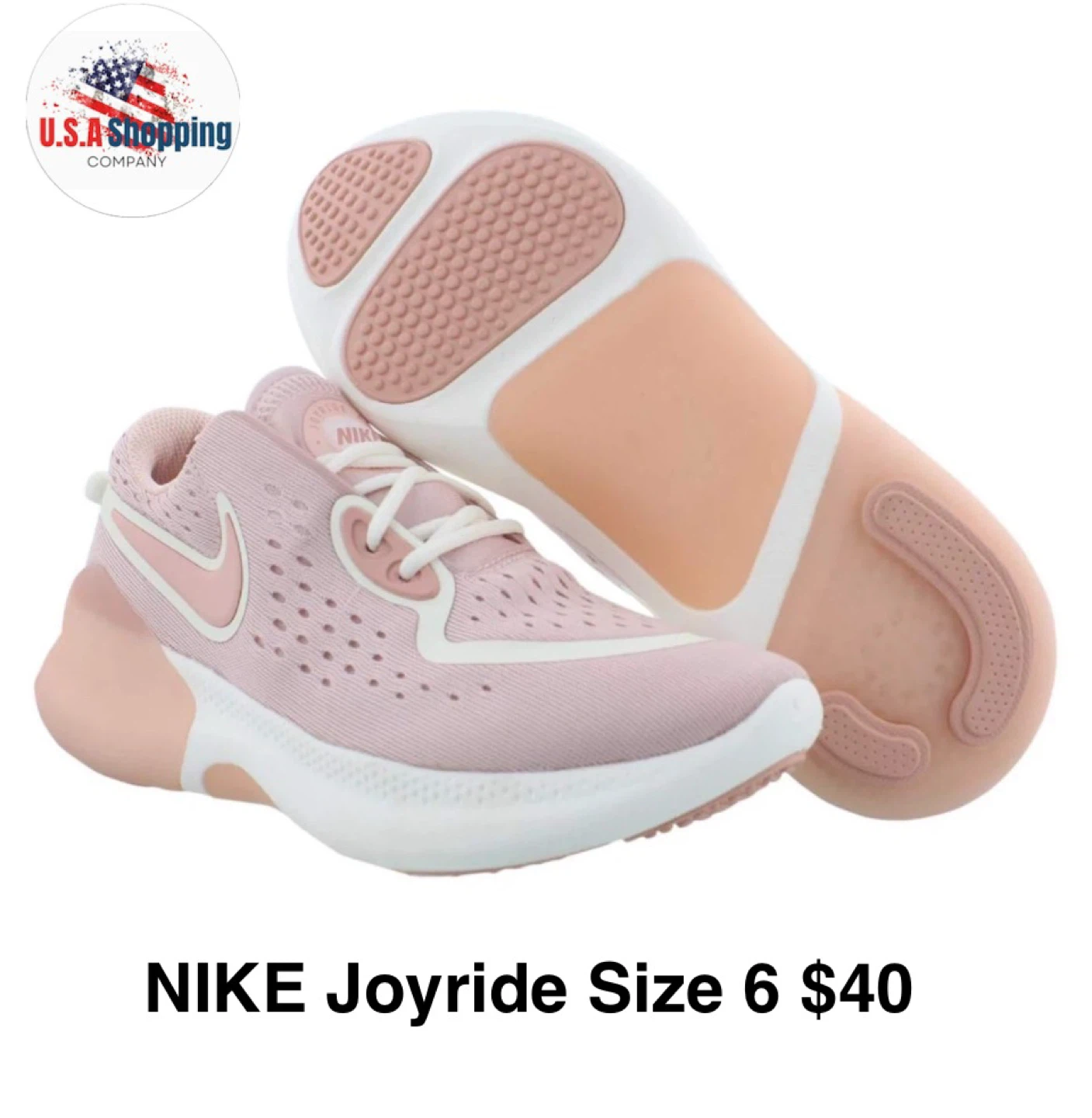 Nike Joyride Pink Sneakers - Size 6