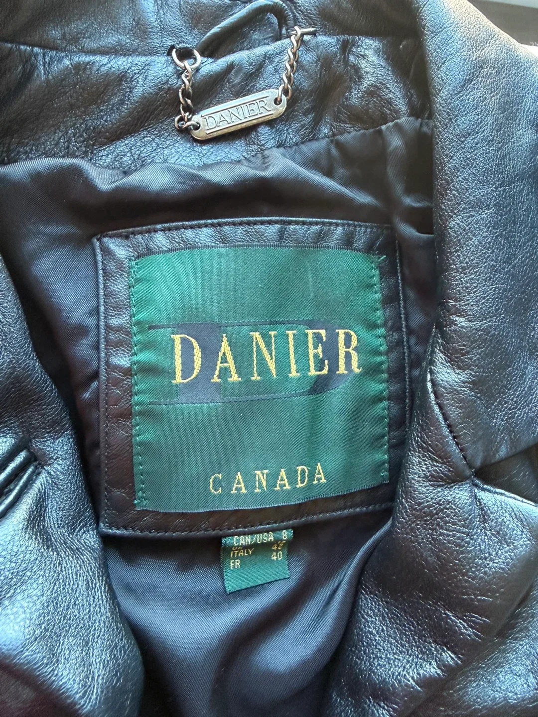 DANIER Canada Kedda Leather Trench Coat - Large image indicator(4)