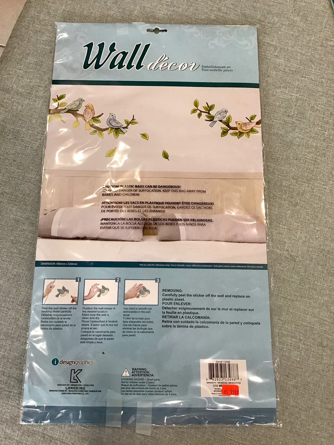 Design Graphics Wall Decor - Bird Theme image indicator(3)