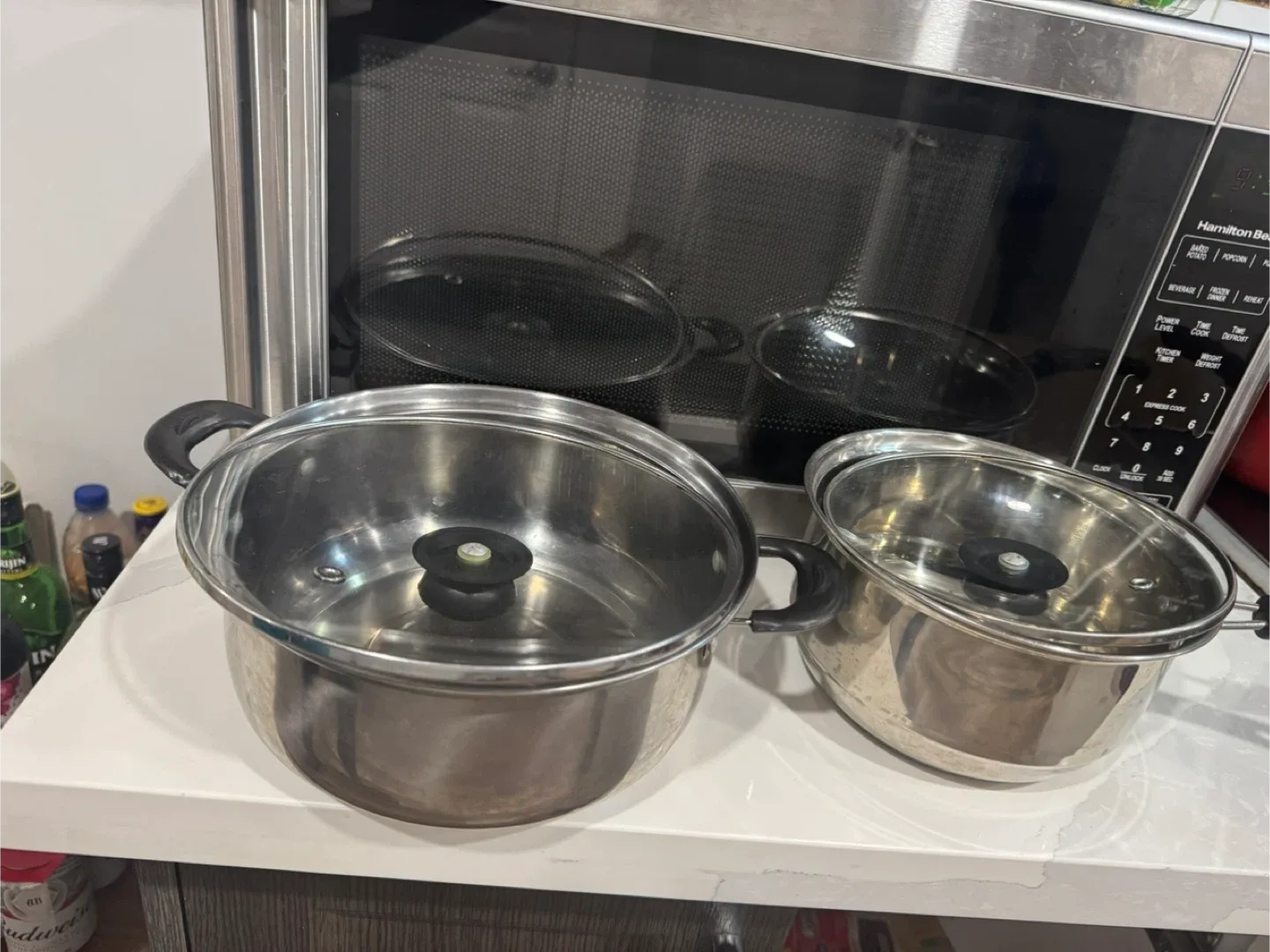 Stainless Steel Cooking Pots with Lids image indicator(3)