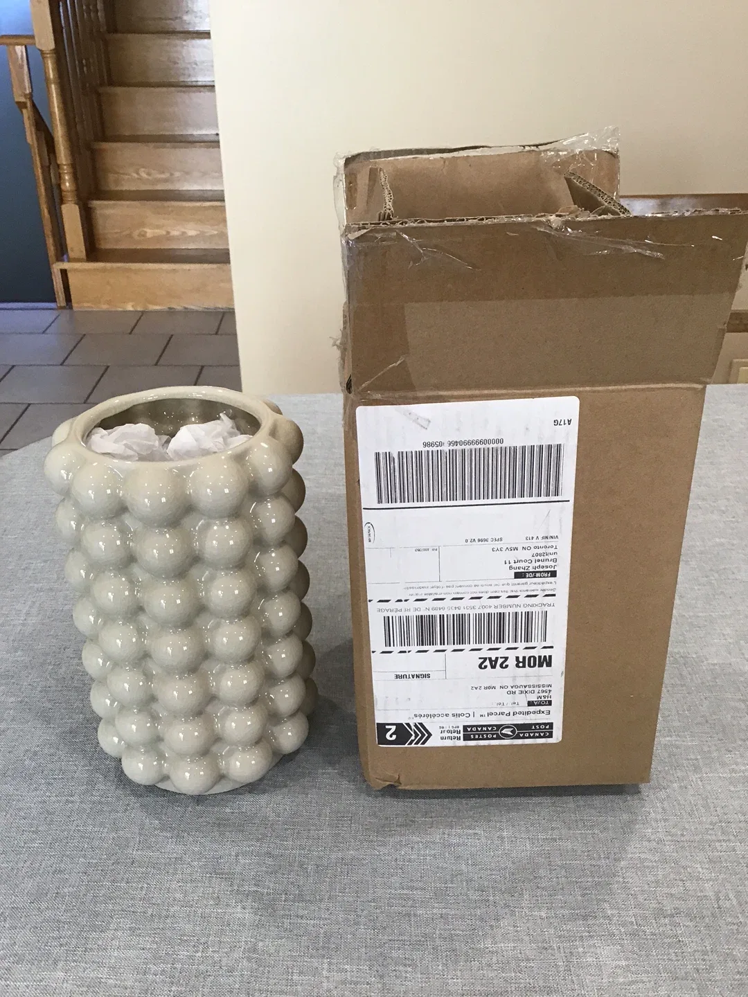 H&M Home Bubble Vase - Grey image indicator(2)