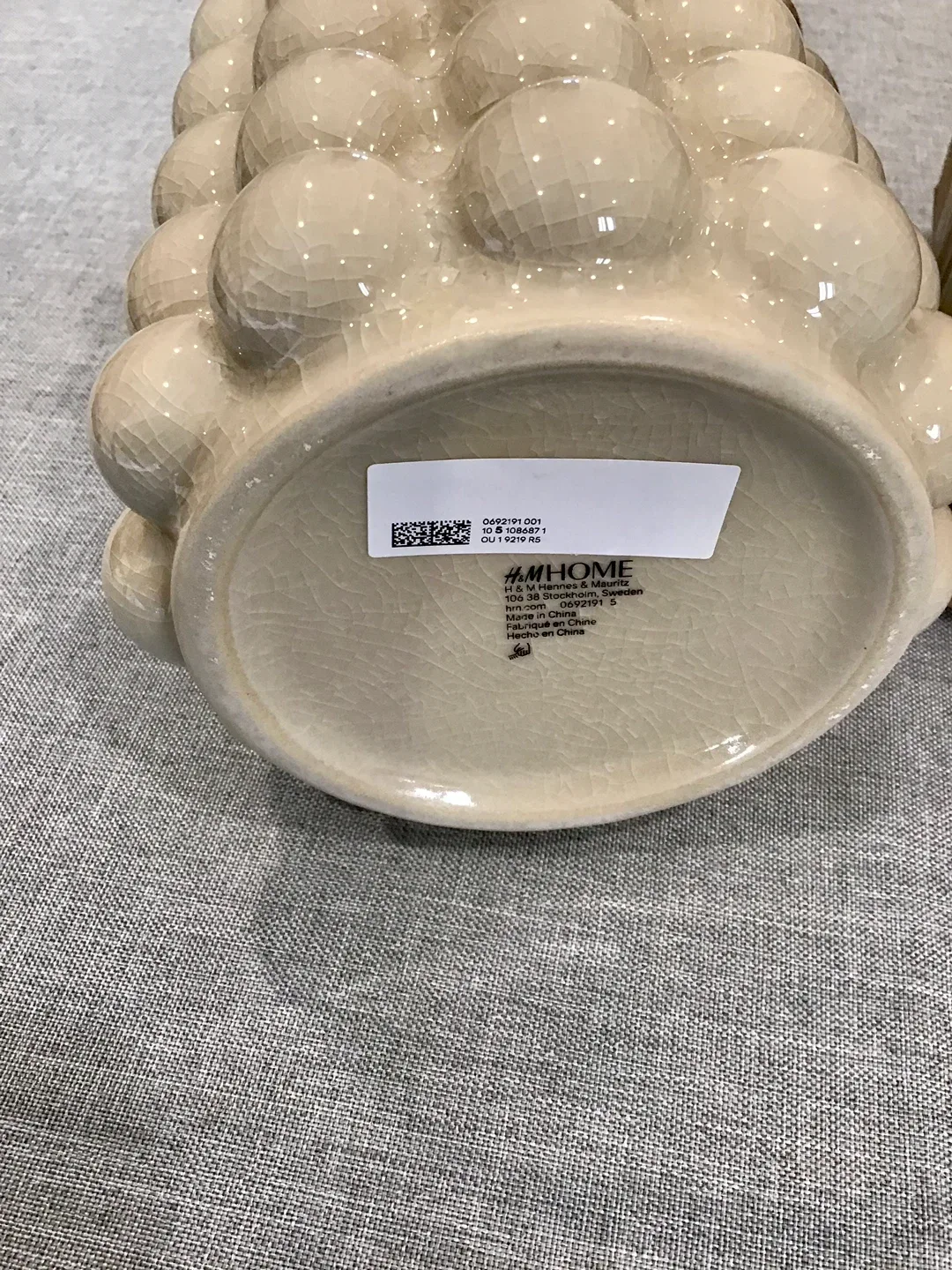 H&M Home Bubble Vase - Grey image indicator(4)