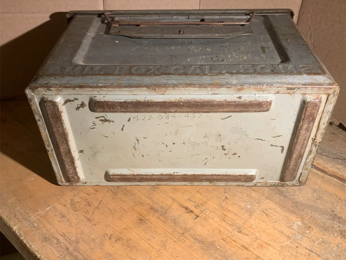 WWII Artcraft U.S. Military Ammo Box M2 image indicator(5)