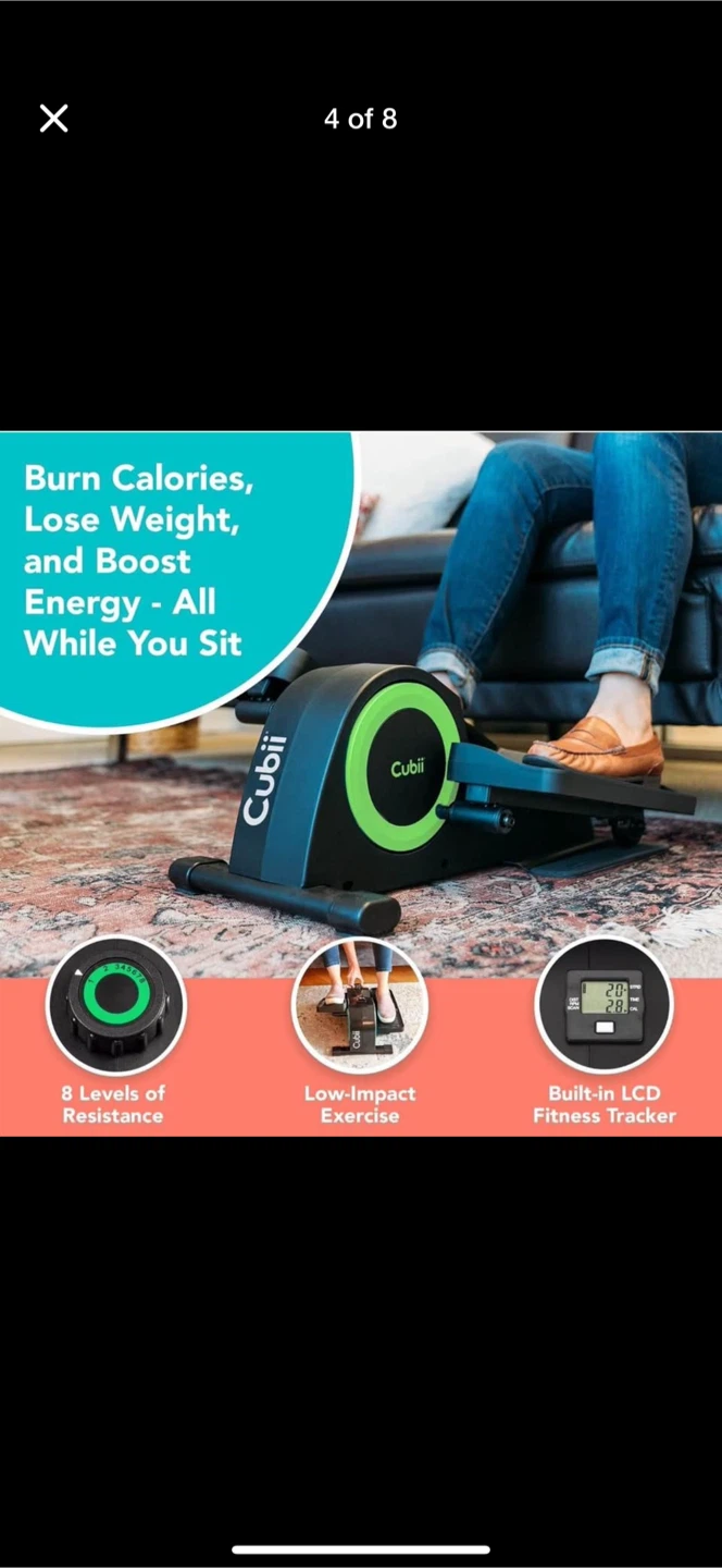 new Cubii JR2, Under Desk Elliptical - photo 4