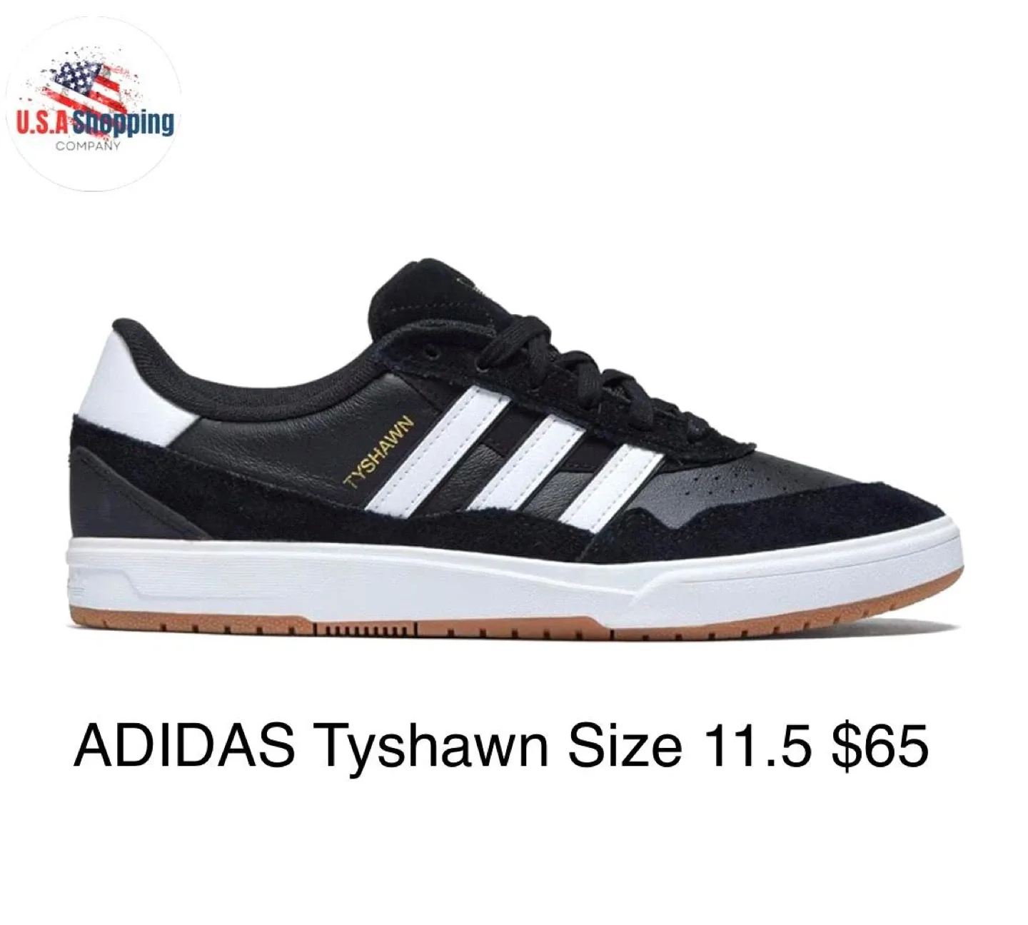 Adidas Tyshawn Skate Shoes - Size 11.5