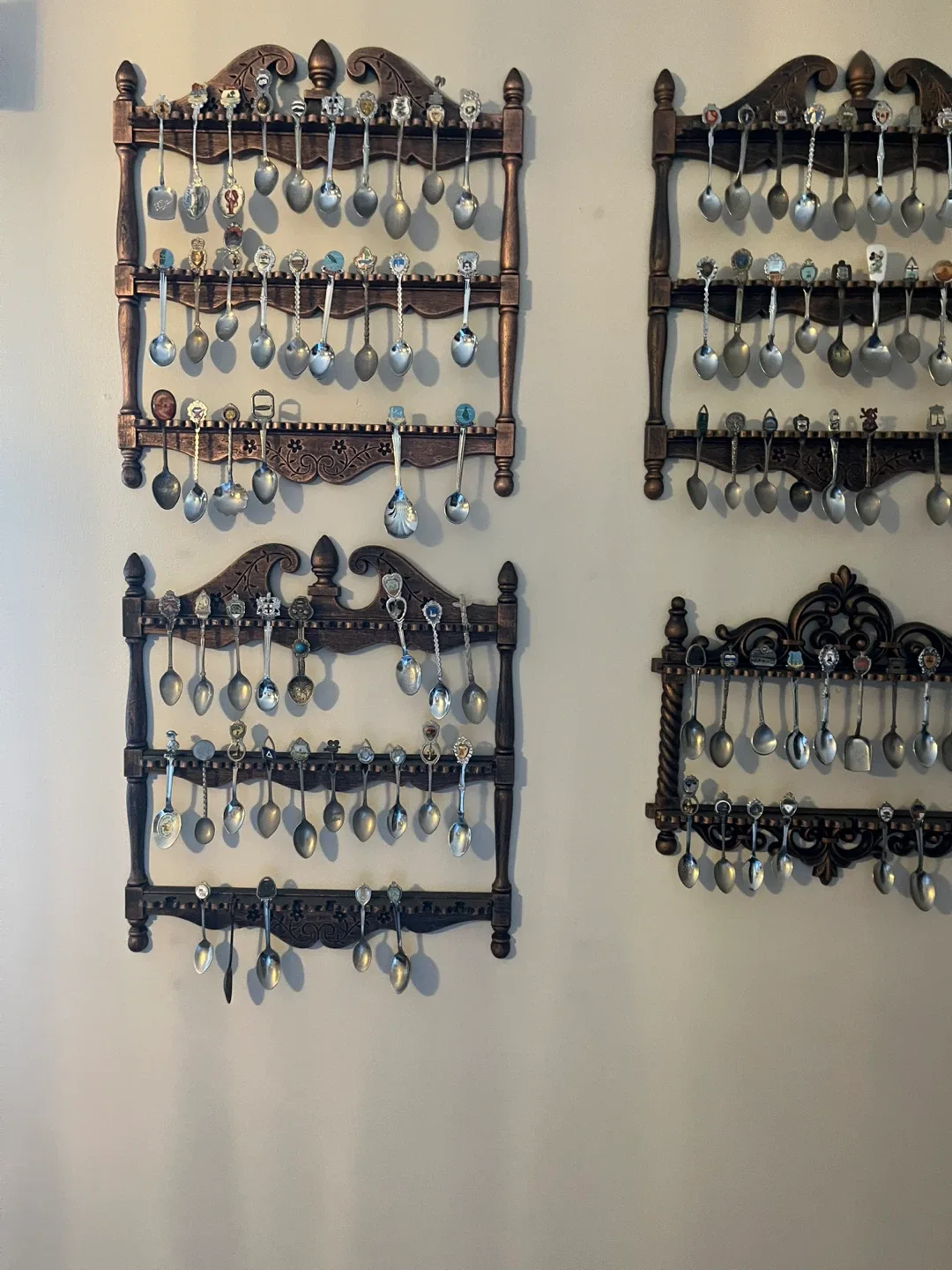 Vintage Spoon Collection Display Shelves image indicator(2)