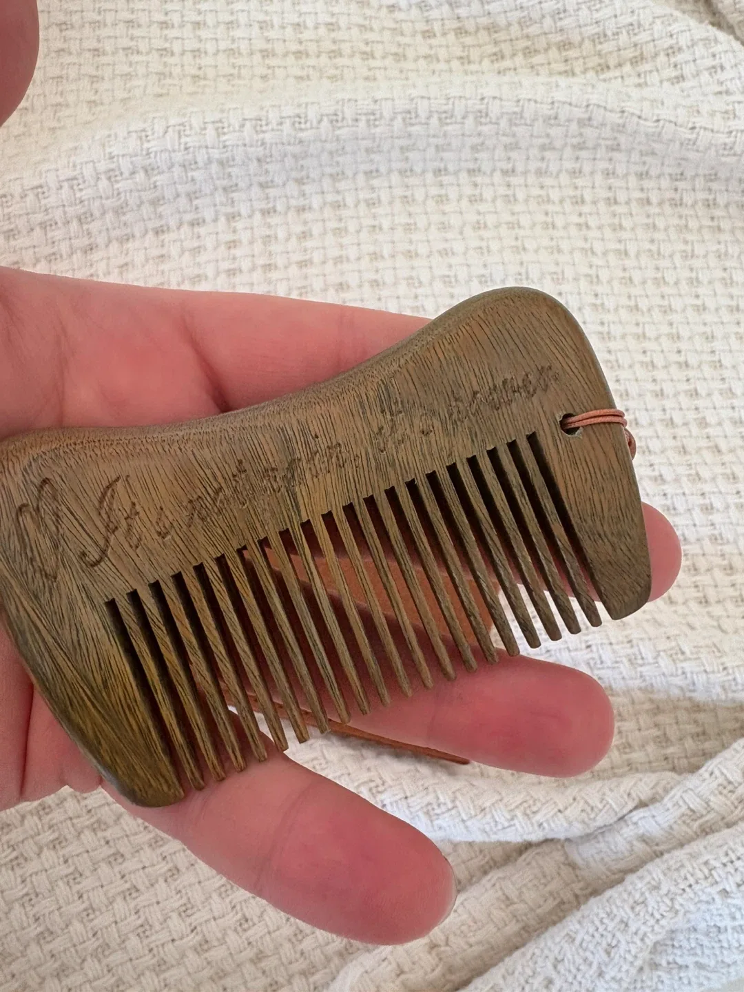 Brand new sandalwood birthing comb image indicator(3)