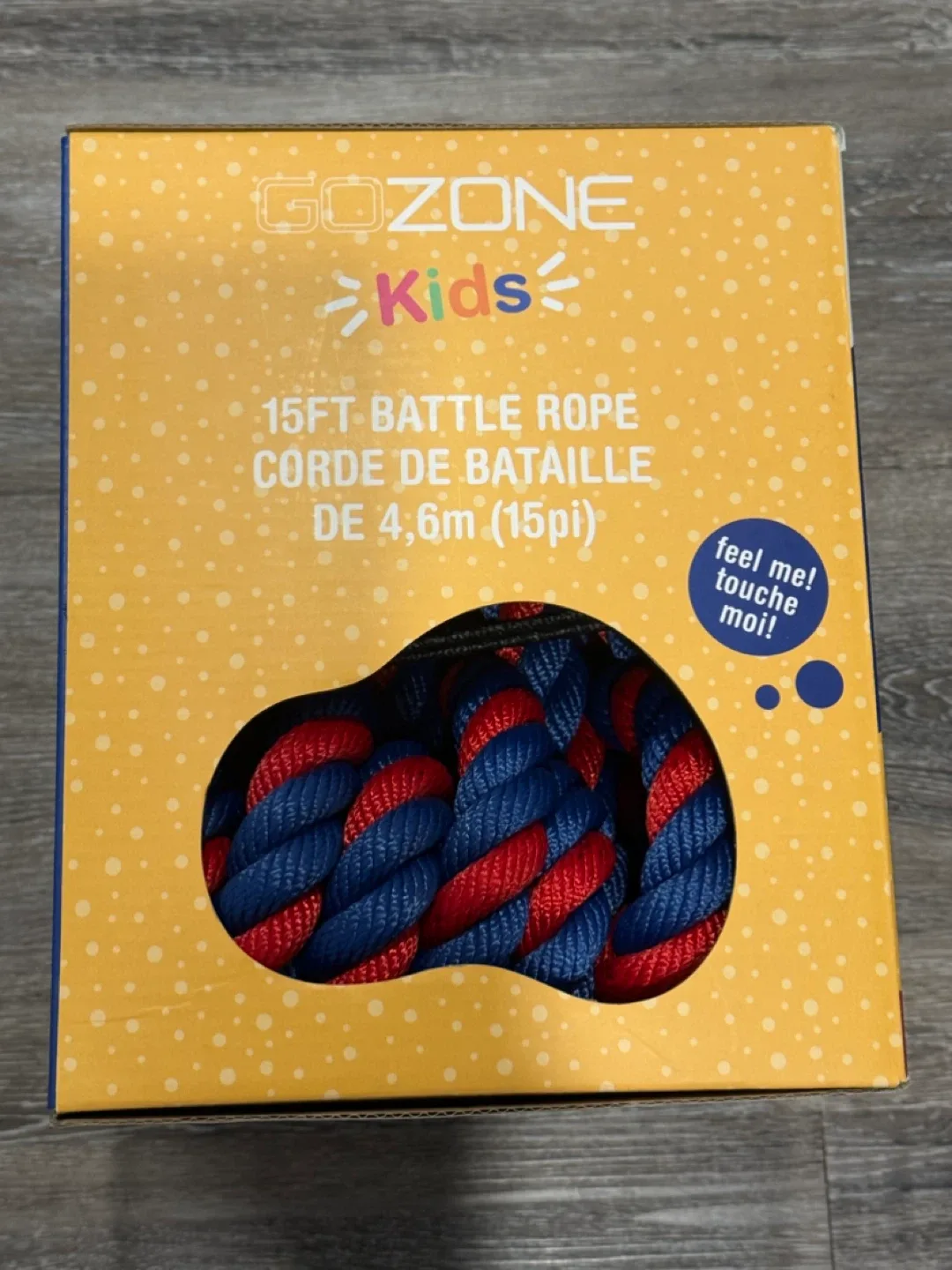 GOZONE Kids 15ft Battle Rope - New in Box! image indicator(4)