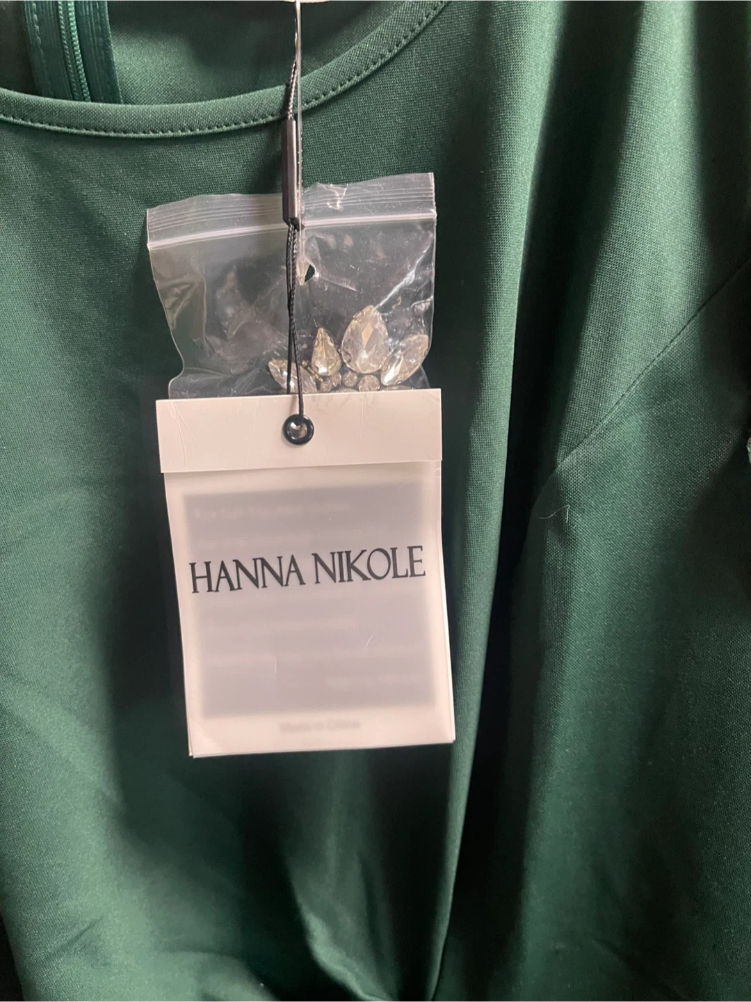 Hanna Nikole Green Dress chiffon party plus 24W - photo 5