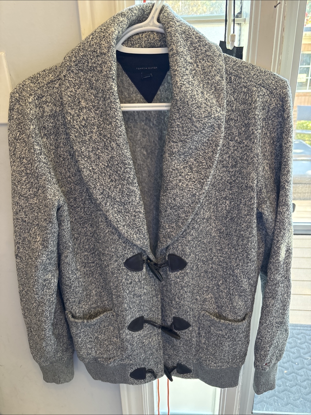 Tommy Hilfiger Grey Shawl Cardigan - Size M