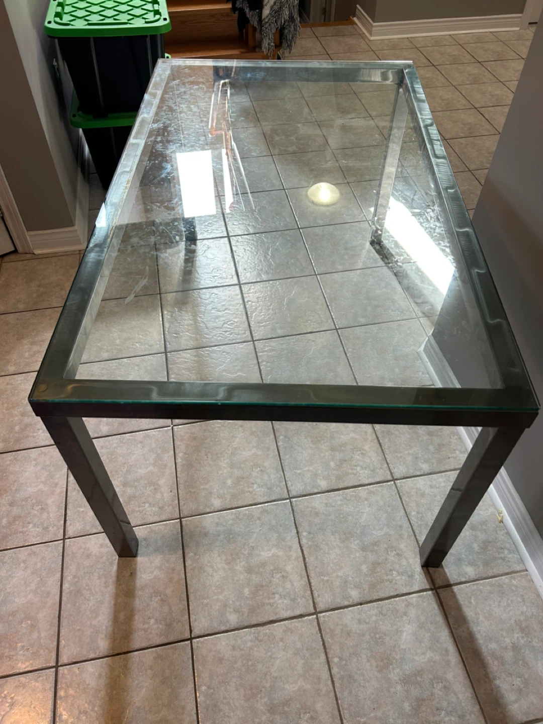 Glass Top Dining Table - photo 2
