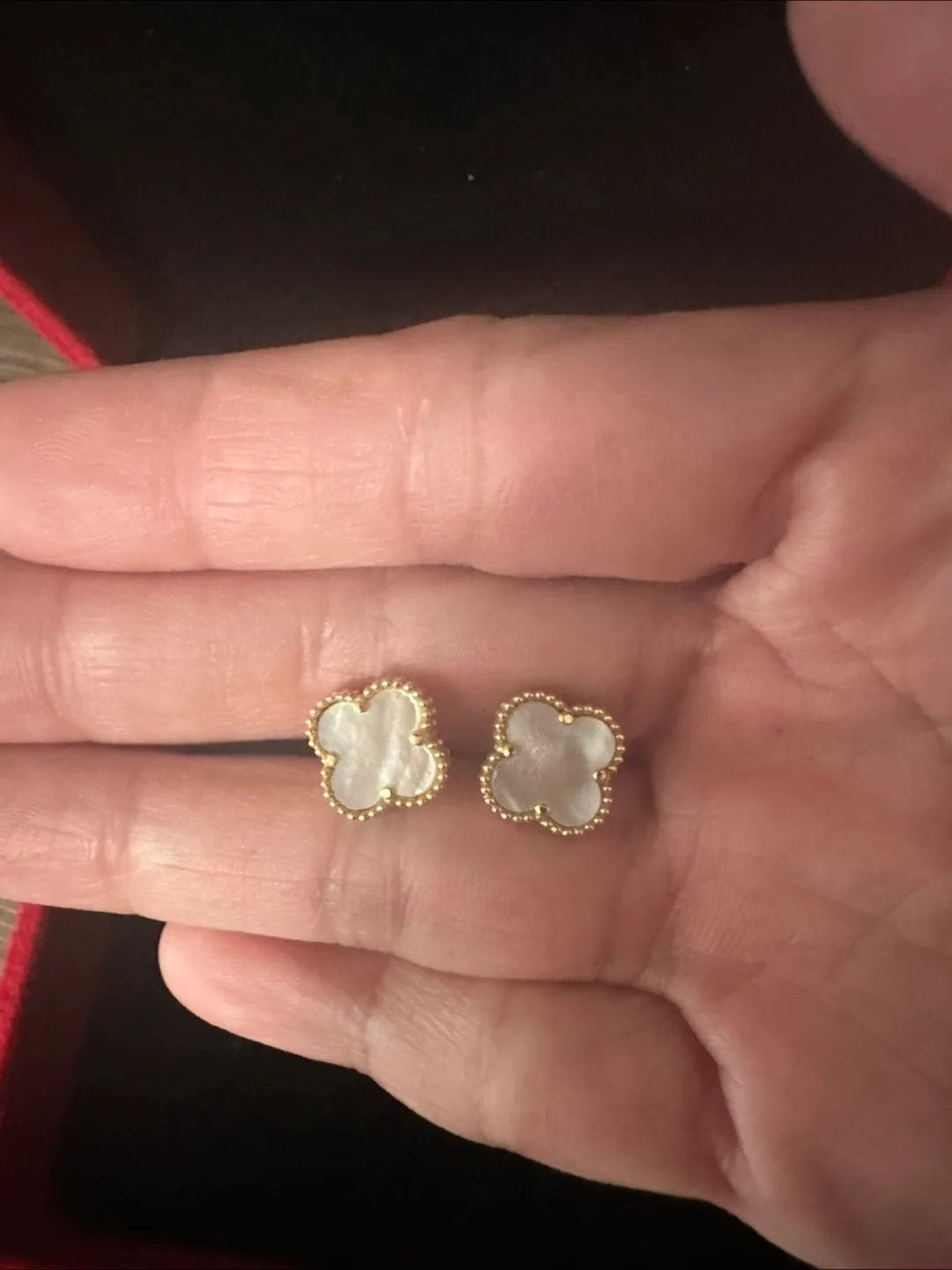 18k real gold earrings 750 stamped dubai gold image indicator(2)