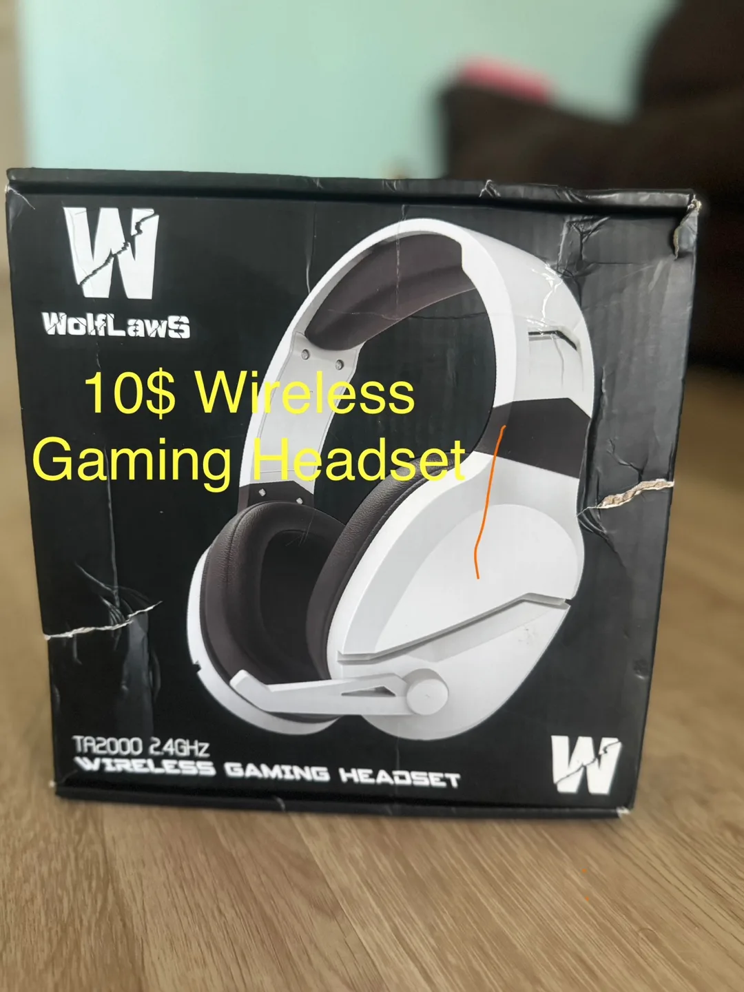 WolfLaws TA2000 Wireless Gaming Headset - New