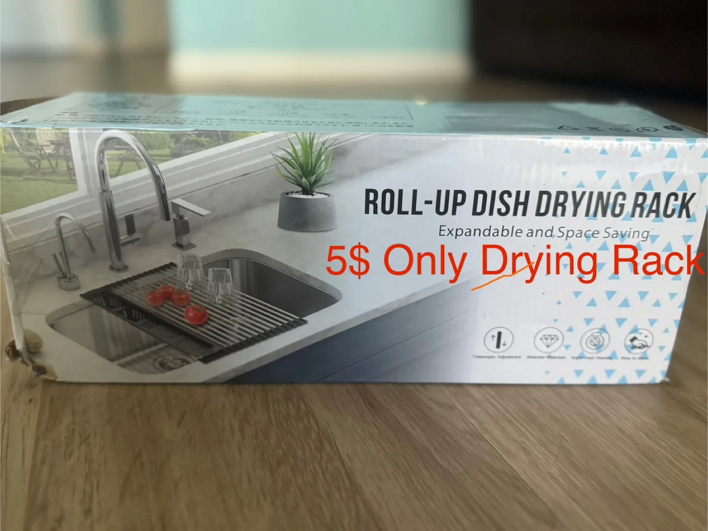 Roll-Up Dish Drying Rack - Expandable