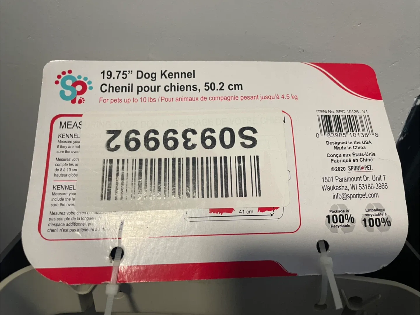 SportPet 19.75" Dog Kennel image indicator(2)