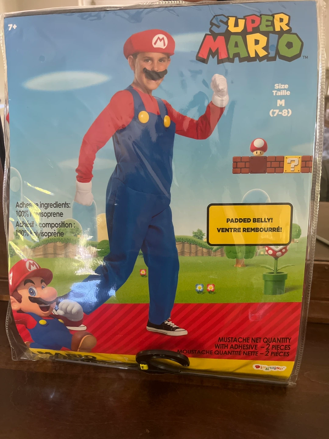 Halloween costume Super Mario Costume - Size M (7-8)