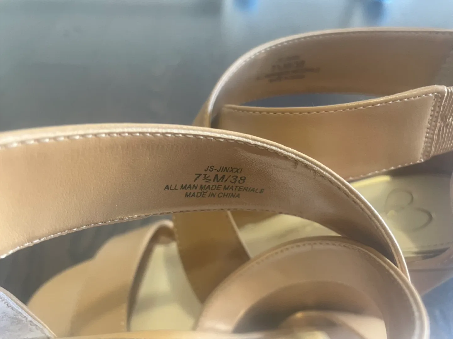 Jessica Simpson Tan Wedges - Size 7.5 image indicator(5)