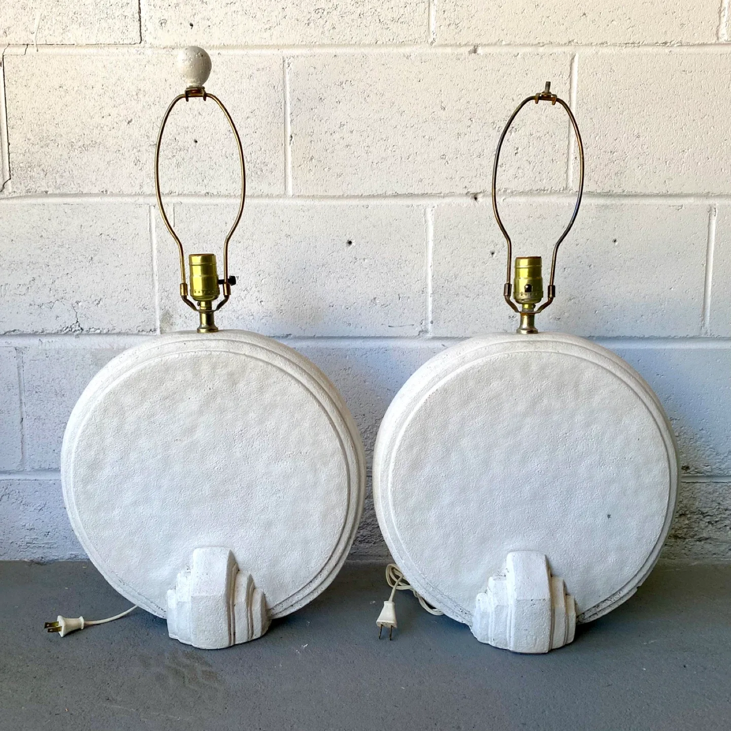 Pair of Vintage Neo Deco Table Lamps thumbnail