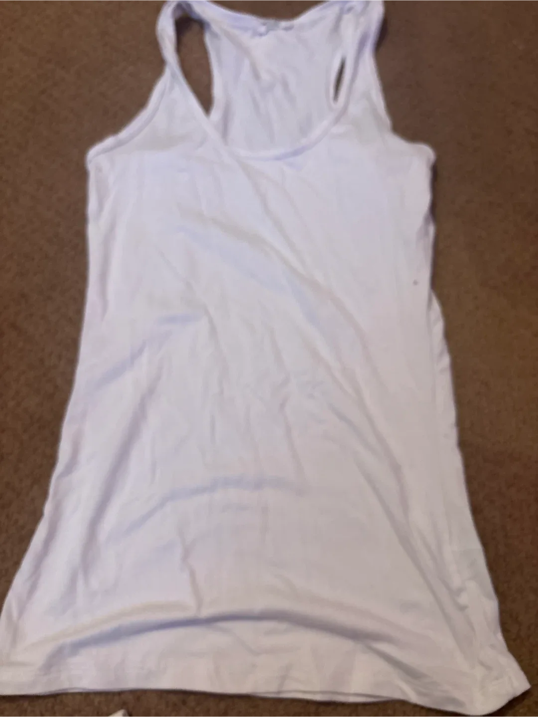 Arden’s Basic White Tank Top - Size S/P thumbnail