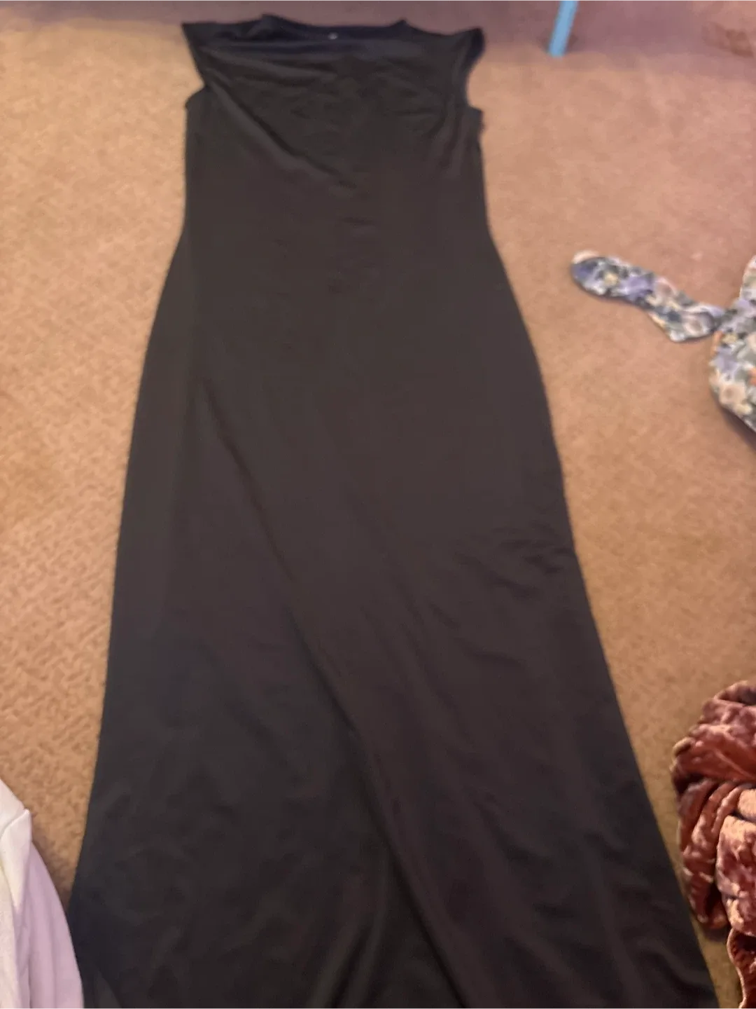 H&M long black dress - Size S thumbnail