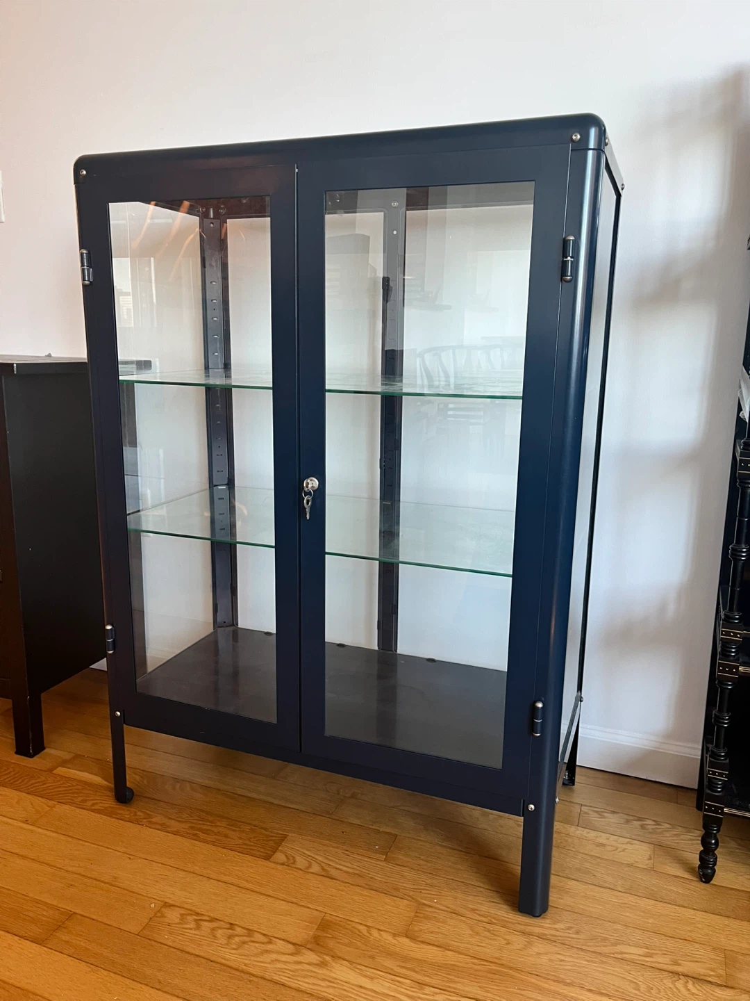 IKEA Fabrikor Glass Cabinet - Dark Blue - photo 2